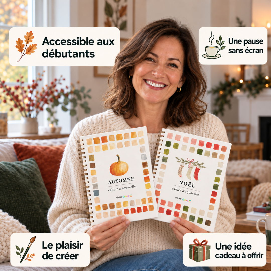 Carnet d'aquarelle | Atelier Coloré